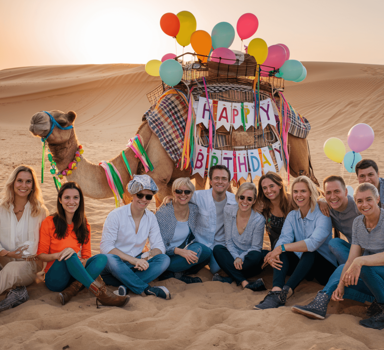 Dubai Desert Birthday Party Celebration