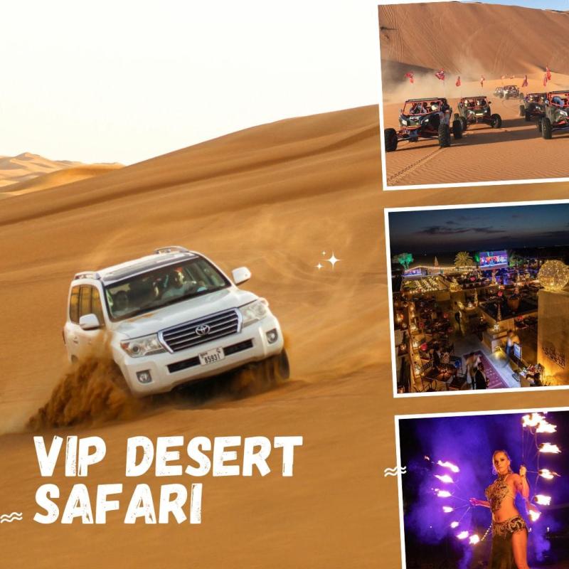 VIP Desert Safari in Dubai | 5-Star Table Service & Private 4x4